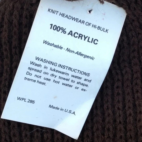 Unisex Vintage Knit Winter Ski Hat NWT - Picture 5 of 6